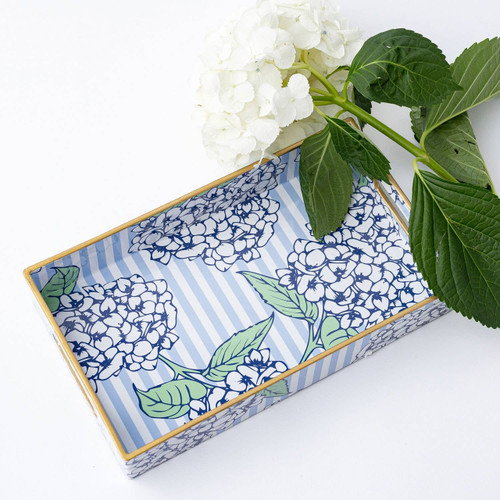 8 Oak Lane Hydrangea Stem Vanity Tray