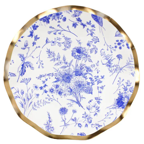 Sophistiplate Timeless Wavy Paper Salad Plate