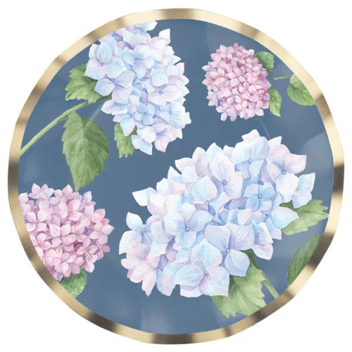 Sophistiplate Salad Plate Hydrangea/8pk