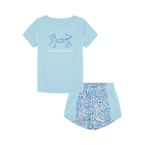 Under Armour Toddler Girl's Printed Mesh Shorts Set Under Armour Toddler Girl's Printed Mesh Shorts Set