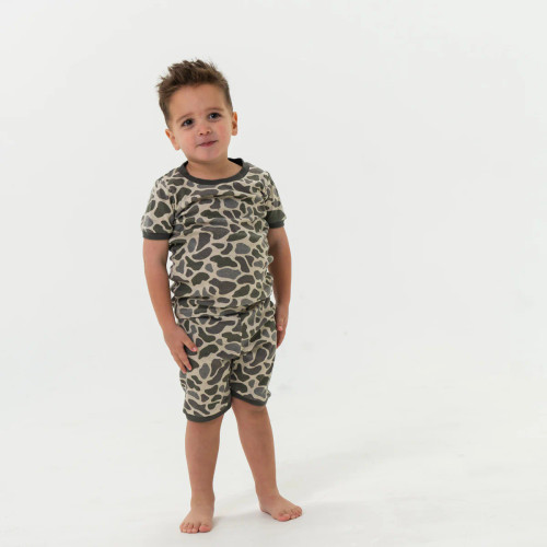 Burlebo Youth Sleep Short Set - Classic Deer Camo Burlebo Youth Sleep Short Set - Classic Deer Camo