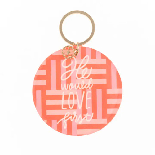 Mary Square Acrylic Keychain He Would Love First
