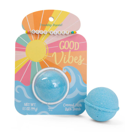 Cait & Co Friendship Bracelet Bath Bomb - Good Vibes Cait & Co Friendship Bracelet Bath Bomb - Good Vibes