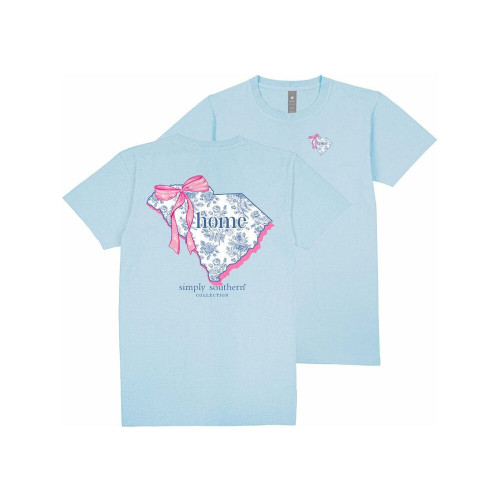 Simply Southern South Carolina Home Tee - Ice Simply Southern South Carolina Home Tee - Ice