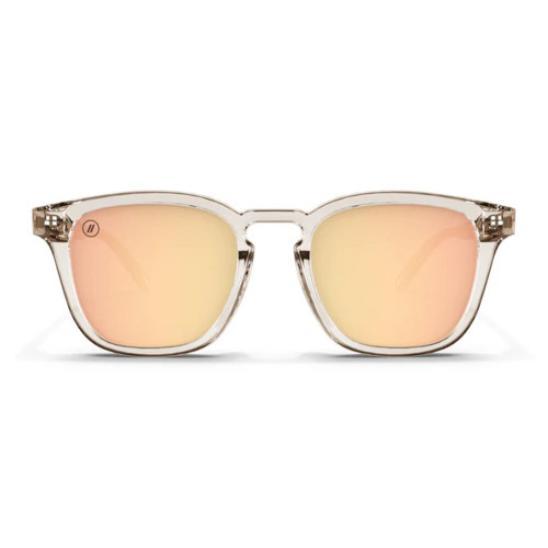 Blenders Sydney Polarized Sunglasses – Sweet Diva - Gloss Crystal Grey Frame/Champagne Mirror