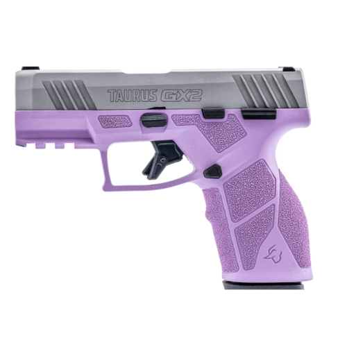 Taurus GX2 3.38" 9MM Pistol W/ (2)13rd Mags, Light Purple/SS