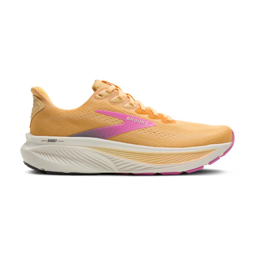 Brooks Women's Ghost 17 Running Shoes - Apricot/Grey/Pink