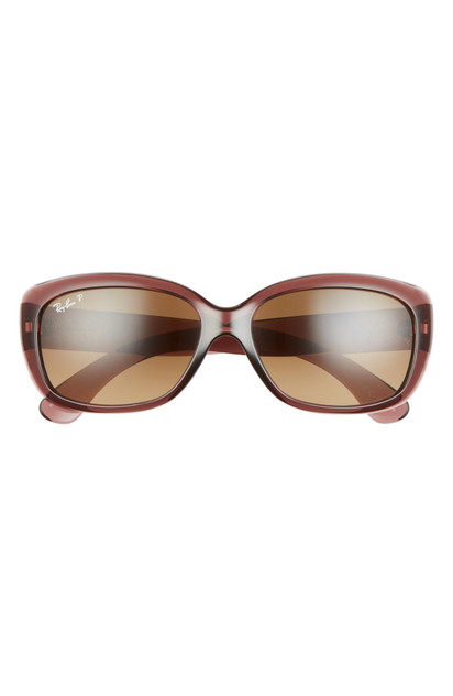 Ray-Ban Jackie Ohh – Transparent Dark Brown/Brown Gradient
