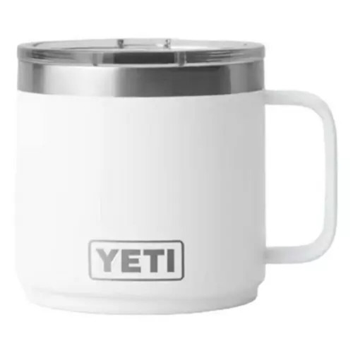 YETI Rambler 14 oz Moon Dust Ceramic Lined Stackable Mug with