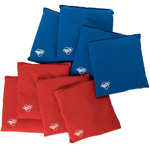 Triumph 4-Pack Grey Cornhole Bean Bags – Red/Blue