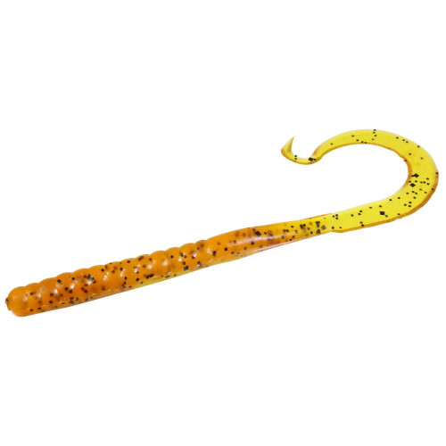Zoom Mag II 9″ Ribbon‑Tail Worm – Salt‑Impregnated Soft Plastic (20‑Pack) - Rootbeer