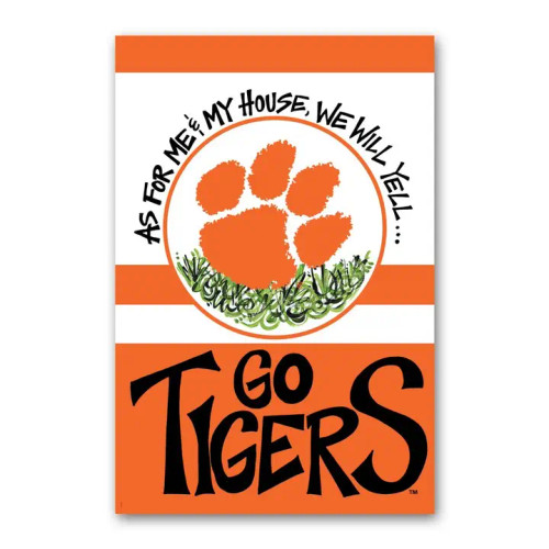 Magnolia Lane Clemson As For Me Flag Magnolia Lane Clemson As For Me Flag