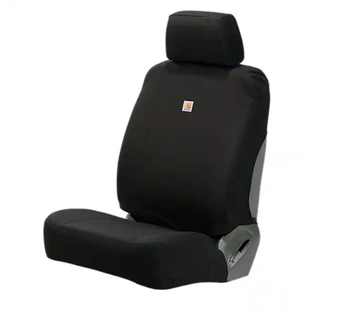 Carhartt Universal Fitted Nylon Duck Bucket Seat Cover - Black Carhartt Universal Fitted Nylon Duck Bucket Seat Cover - Black