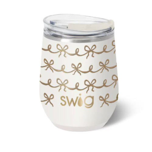 Swig Life 12oz Stemless Wine Cup - Pretty in Pearl Swig Life 12oz Stemless Wine Cup - Pretty in Pearl
