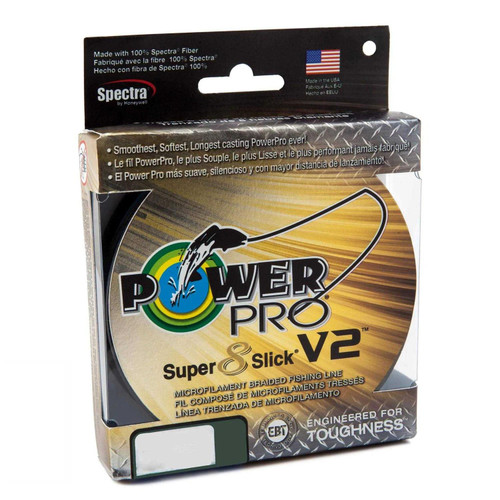 PowerPro Super Slick V2 Braided Fishing Line – 20 lb / 150 yd