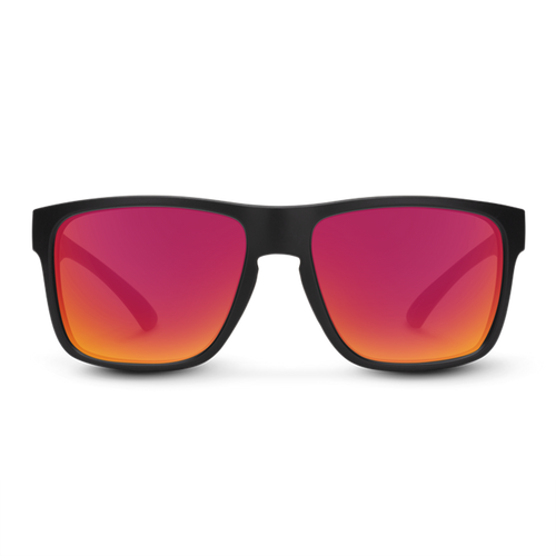 Suncloud Rambler Men's Polarized Sunglasses - Black/Polarized Red Suncloud Rambler Men's Polarized Sunglasses - Black/Polarized Red