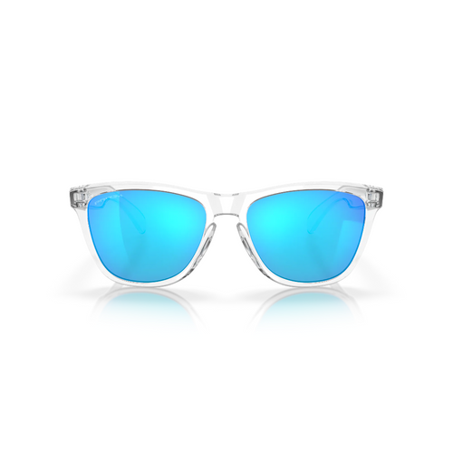 Oakley Frogskins Sunglasses – Crystal Clear/Prizm Sapphire Oakley Frogskins Sunglasses – Crystal Clear/Prizm Sapphire