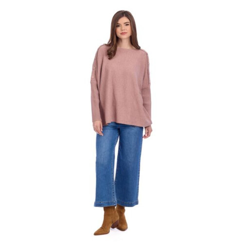 Mud Pie Sheffield Button Sweater - Blush Mud Pie Sheffield Button Sweater - Blush