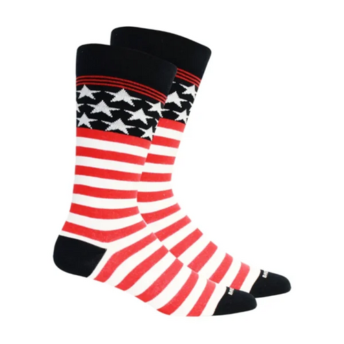 Brown Dog Freedom Crew Socks