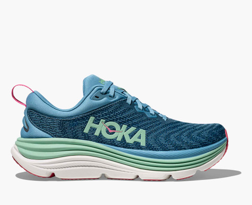 Hoka Women's Gaviota 5 Wide - Alpine Blue/Jadeite
