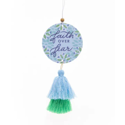 Mary Square Air Freshener - Faith Over Fear