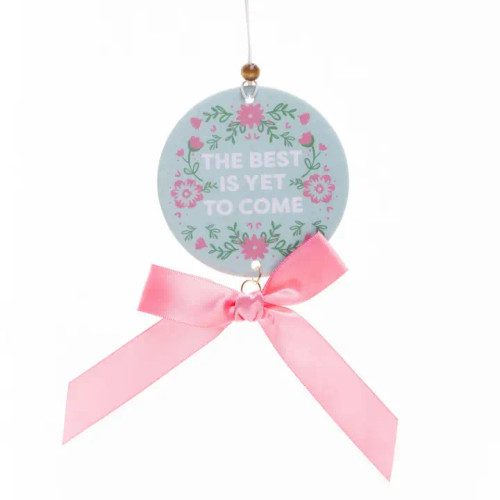 Mary Square Air Freshener - The Best Is Yet To Come
