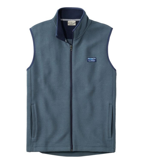 L.L. Bean Men's Lakewashed Double-Knit Vest - Rangeley Blue L.L. Bean Men's Lakewashed Double-Knit Vest - Rangeley Blue