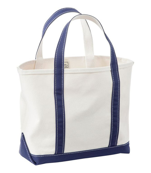 L.L. Bean Medium Open Top Boat and Tote - Blue