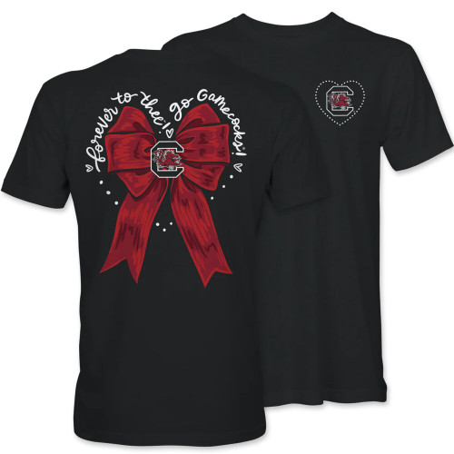 Palmetto Shirt Co. South Carolina Gamecocks Bow Logo Tee Palmetto Shirt Co. South Carolina Gamecocks Bow Logo Tee