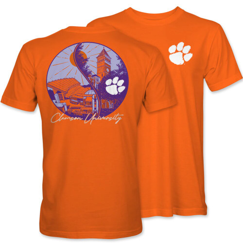 Palmetto Shirt Co. Clemson Tigers Two Scenes Tee Palmetto Shirt Co. Clemson Tigers Two Scenes Tee