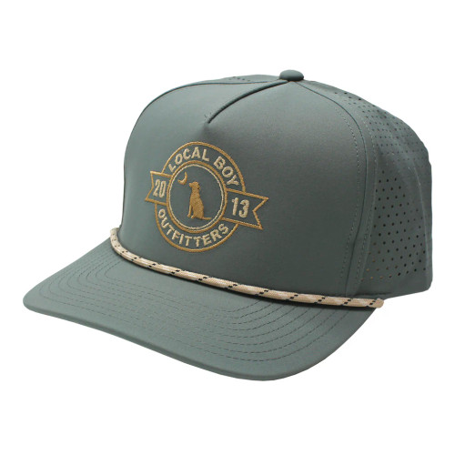 Local Boy Men's Banner Perforated Rope Hat