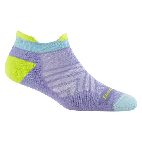 Darn Tough Women's Run No Show Tab Cushioned Ultra-Lightweight Running Socks - Lavender Darn Tough Women's Run No Show Tab Cushioned Ultra-Lightweight Running Socks - Lavender