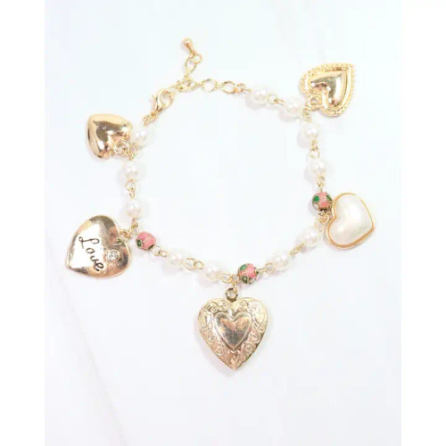 Caroline Hill Olsen Charm Bracelet Pearl