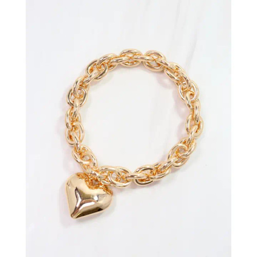 Caroline Hill Mayson Link Stretch Bracelet Gold Caroline Hill Mayson Link Stretch Bracelet Gold
