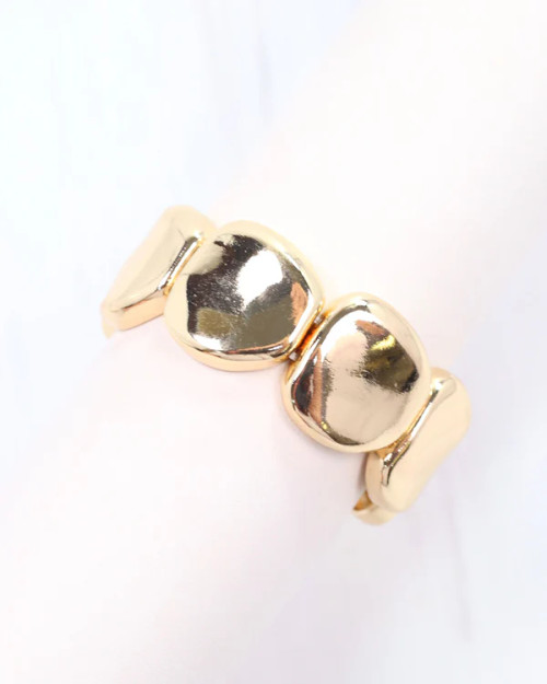 Caroline Hill Mallory Stretch Bracelet Gold Caroline Hill Mallory Stretch Bracelet Gold