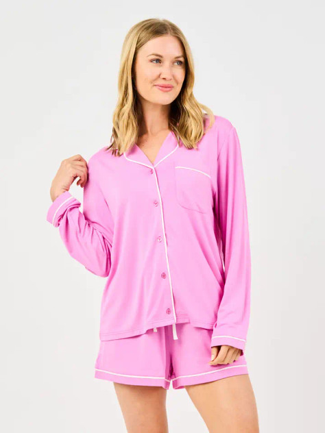 Mary Square Women's Charlotte Pajama Top - Orchid Mary Square Women's Charlotte Pajama Top - Orchid
