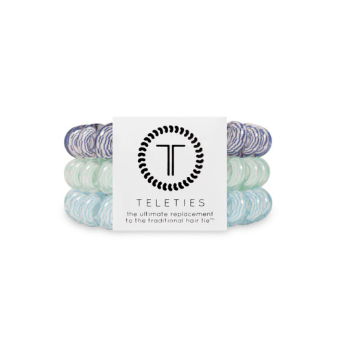 Teleties Totally Turquoise Large Hair Ties