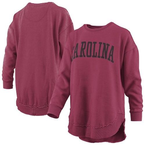 Pressbox South Carolina Gamecocks Melange Poncho Vintage Fleece