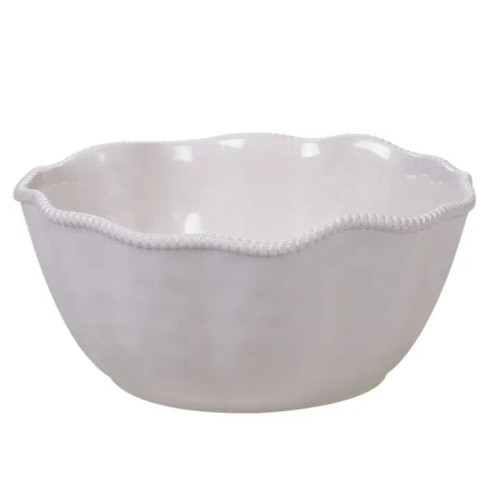 Certified International Perlette Cream Melamine Deep Bowl Certified International Perlette Cream Melamine Deep Bowl