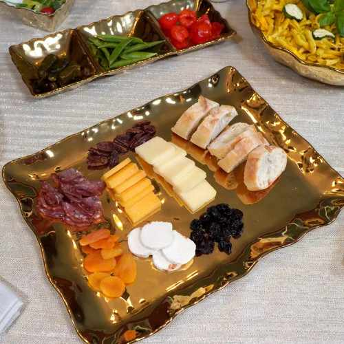Certified International Gold Coast Rectangular Platter Certified International Gold Coast Rectangular Platter