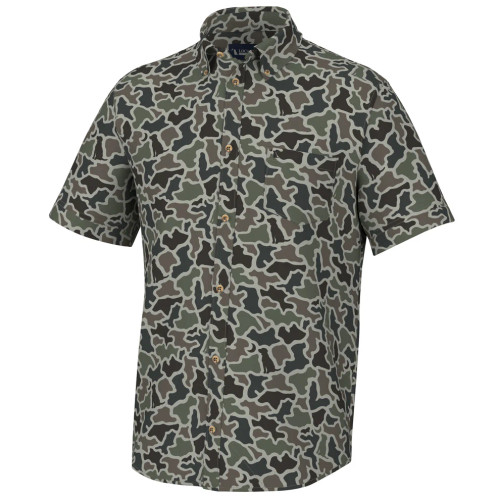 Local Boy Men's Low Country Button Down - Dog & Moon Camo Local Boy Men's Low Country Button Down - Dog & Moon Camo