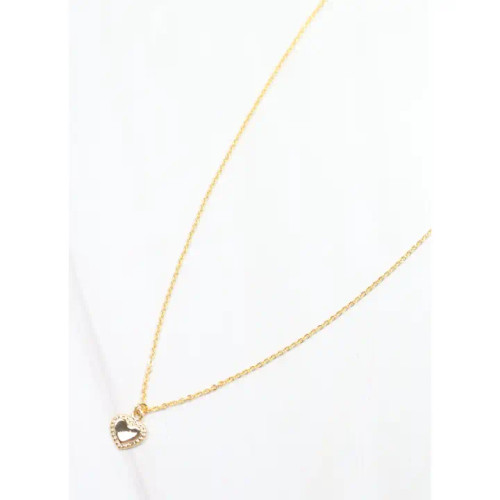 Caroline Hill Blanchett Heart Necklace Gold Caroline Hill Blanchett Heart Necklace Gold
