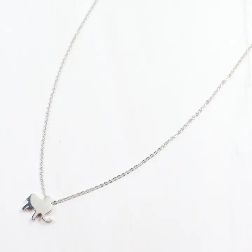 Caroline Hill Win It Elephant Charm Necklace Silver Caroline Hill Win It Elephant Charm Necklace Silver