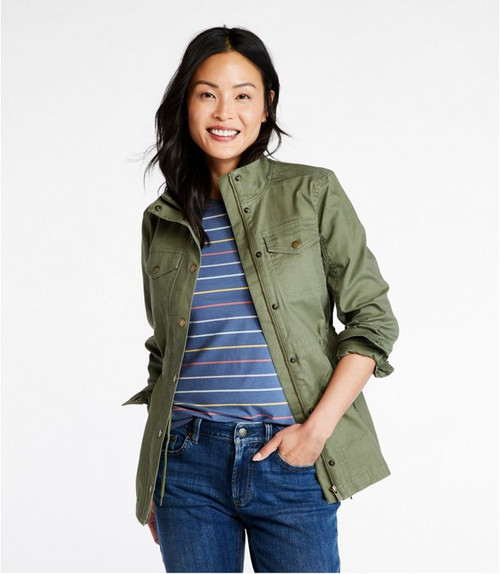 L.L. Bean Women's BeanFlex Utility Jacket - Deep Olive L.L. Bean Women's BeanFlex Utility Jacket - Deep Olive