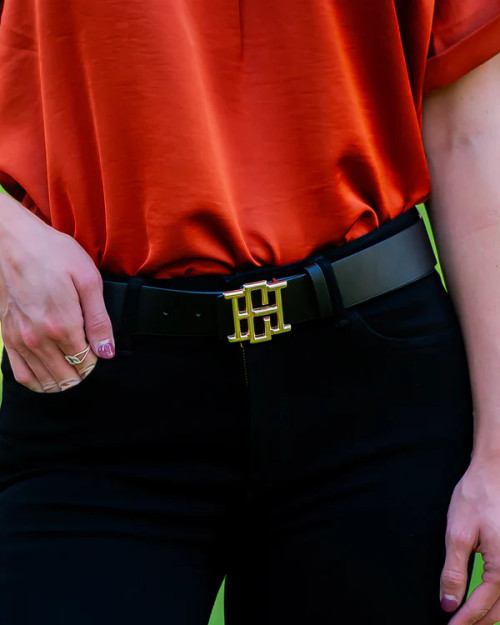 Caroline Hill Women's Bridgette Belt - Black