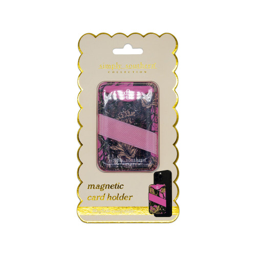 Simply Southern Magnetic Tech Wallet - Pink Camo