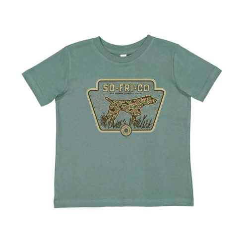 Southern Fried Cotton Toddler Old School Camo Badge Tee Southern Fried Cotton Toddler Old School Camo Badge Tee