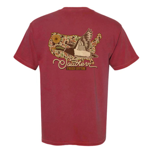 Southern Fried Cotton USA Droppin' In Tee Southern Fried Cotton USA Droppin' In Tee
