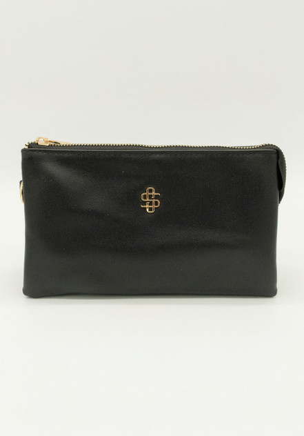 Simply Southern Leather Crossbody Bag - Black