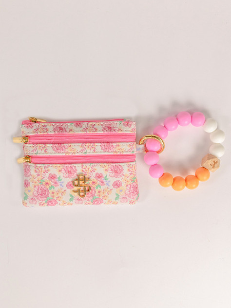 Simply Southern Light Blooms Bead Bangle Wallet